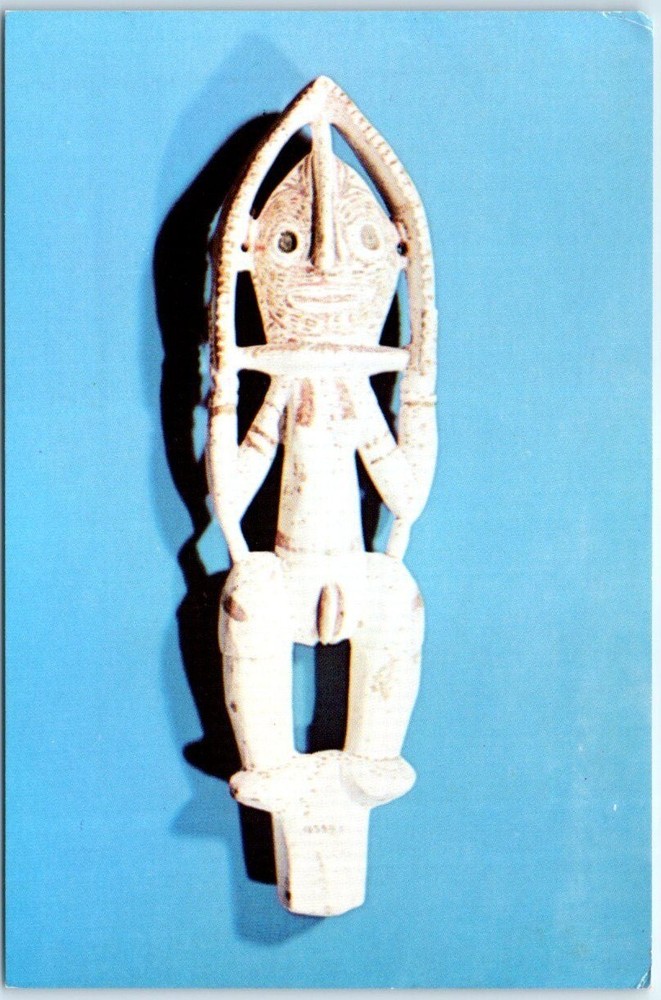 Chalk figure used in totem ceremonies, Auckland War Memorial Museum, New Zealand
