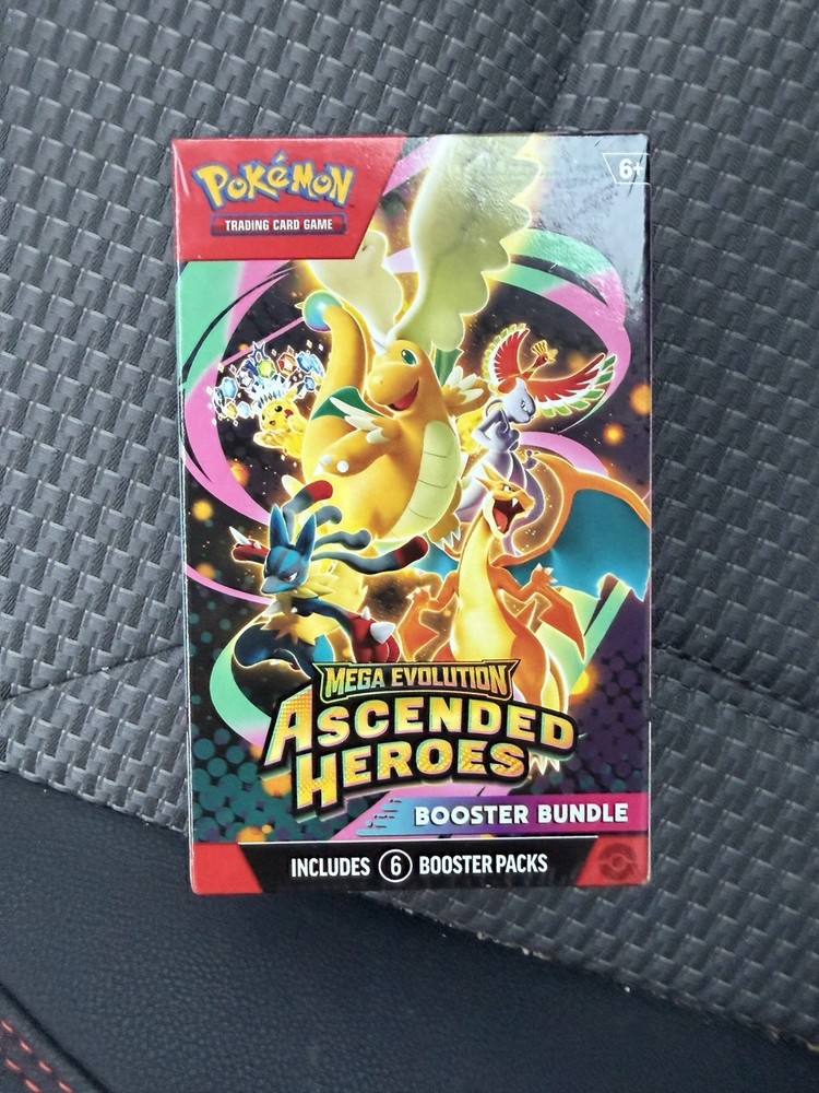 Pokémon TCG Ascended Hero’s Mega Evolution Booster Bundle Factory Sealed New