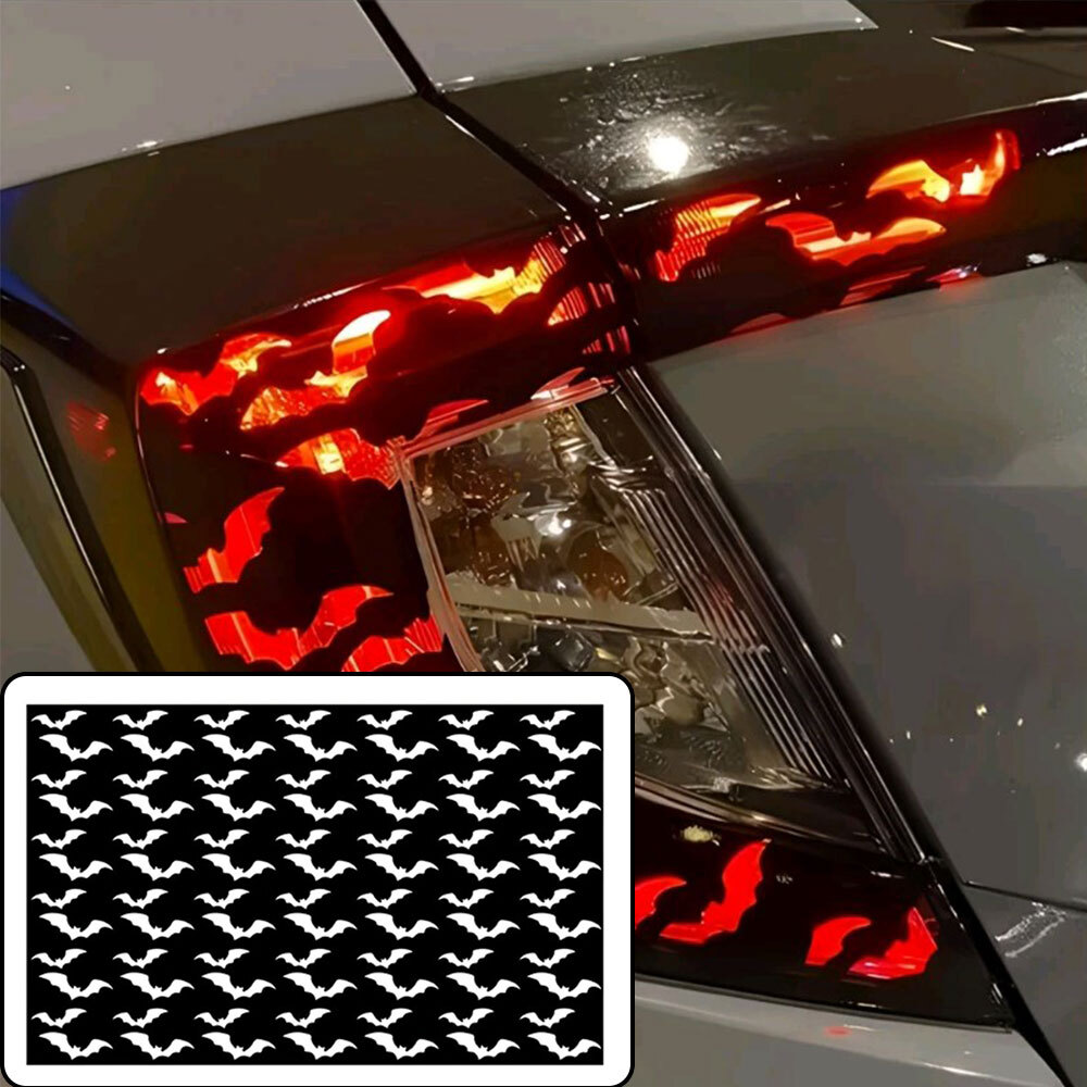 Funny Bat Sticker Car Rear Tail light Lamp Cover Decal Auto Exterior Accessories