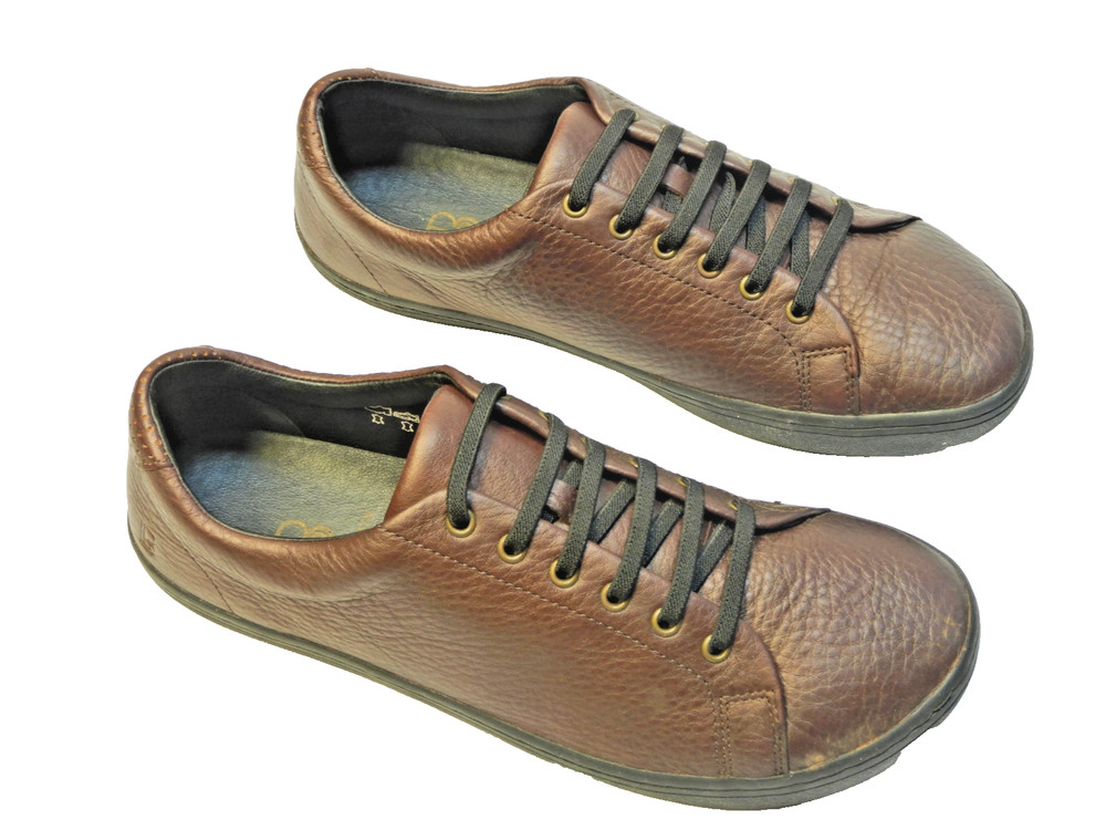 Birchbury Bramfords barefoot Sneaker shoes Brown Mens size 10 minimalist slip-on