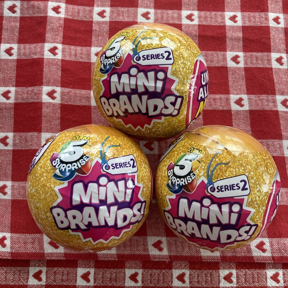 ZURU Surprise Mini Brands SERIES 2 Sealed Unopened LOT Of Three RARE