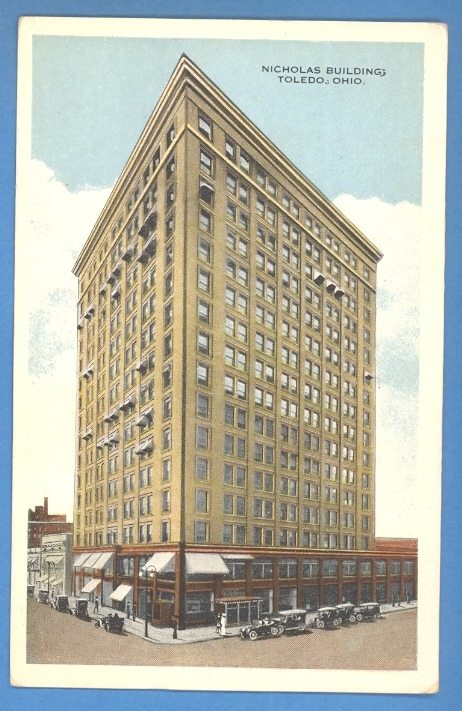 Ohio - Toledo, Nicholas Building Postcard 3848