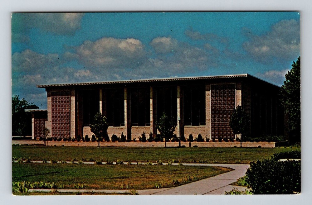 Point Lookout MO-Missouri, Memorial Library, College, Vintage Postcard