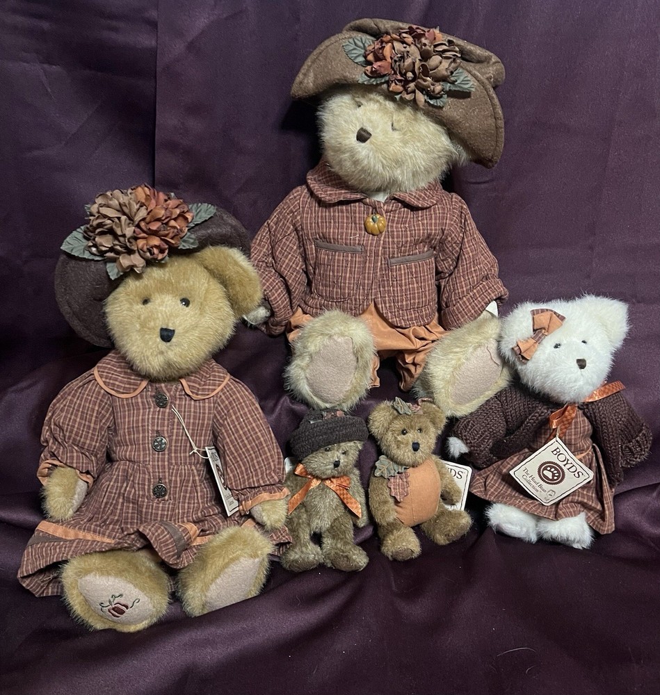 Boyds Bears McPunkin Family