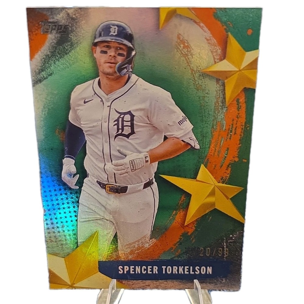 2025 Topps Update Series Stars of MLB Spencer Torkelson #SMLB-74 Green Foil /99