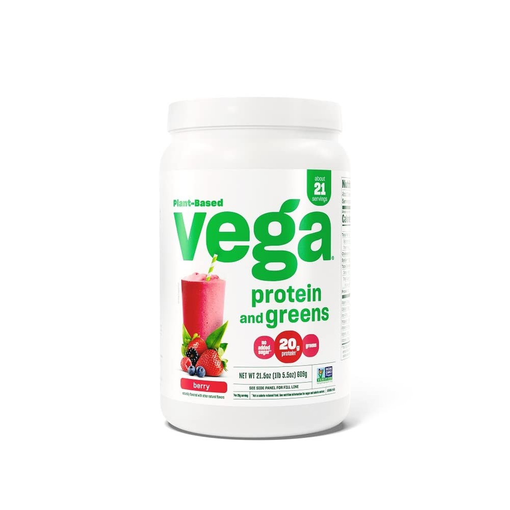 Plant-Based Berry Protein & Greens with 20g Protein and Veggies  