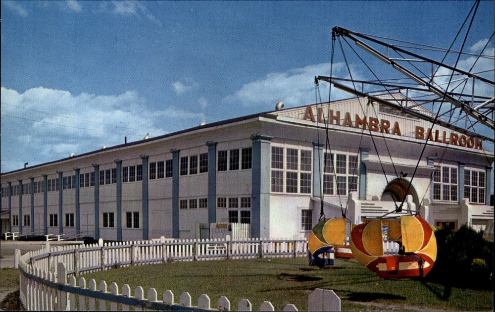 Alhambra Ballroom Crescent Park Riverside Rhode Island amusement park ~ 1960s