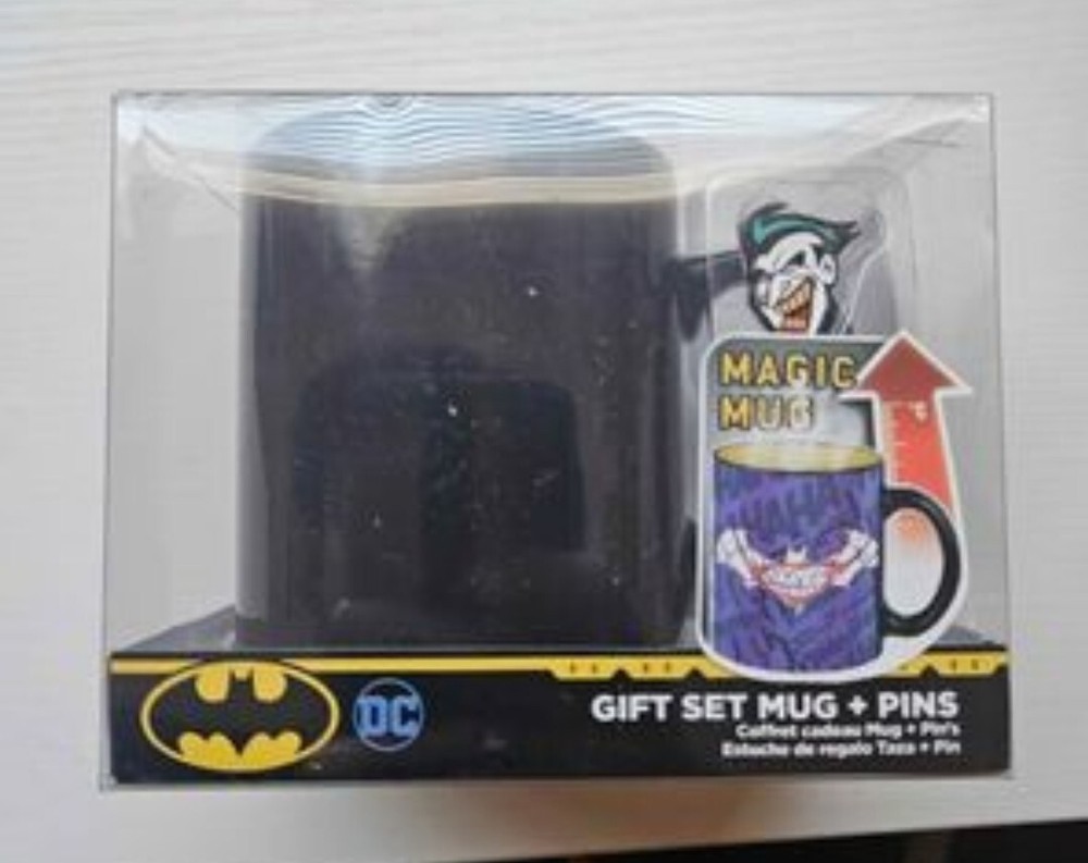 Joker Gift Set Includes 1 Magic Heat Change Ceramic Color Changing Coffee Mug