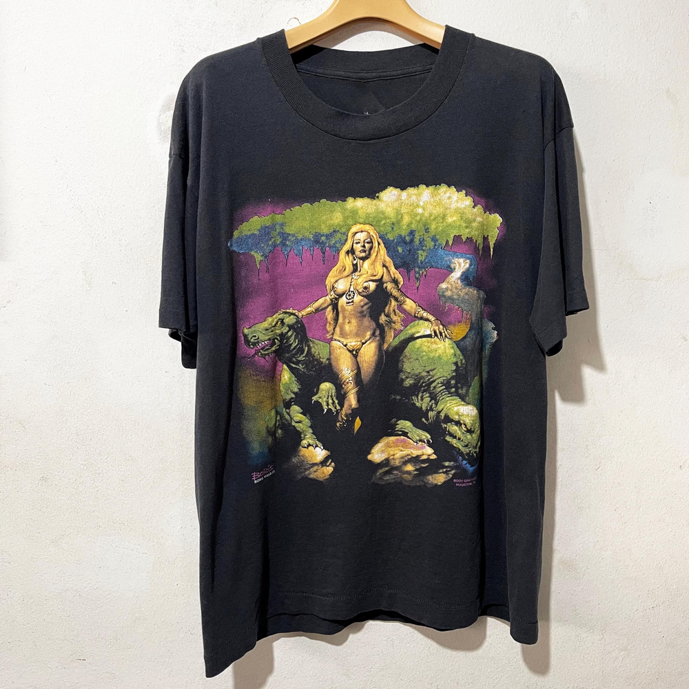 Vintage 1986 Boris Vallejo T-shirt Fantasy Unisex All Size PH518