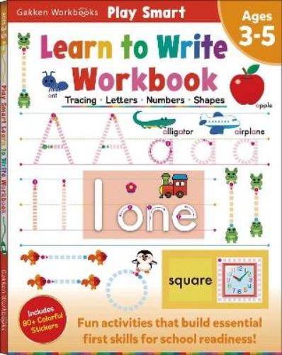 Gakken early childhood experts Play Smart Learn to Write Workbook (Paperback)Another great item from Rarewaves USA | Free delivery!