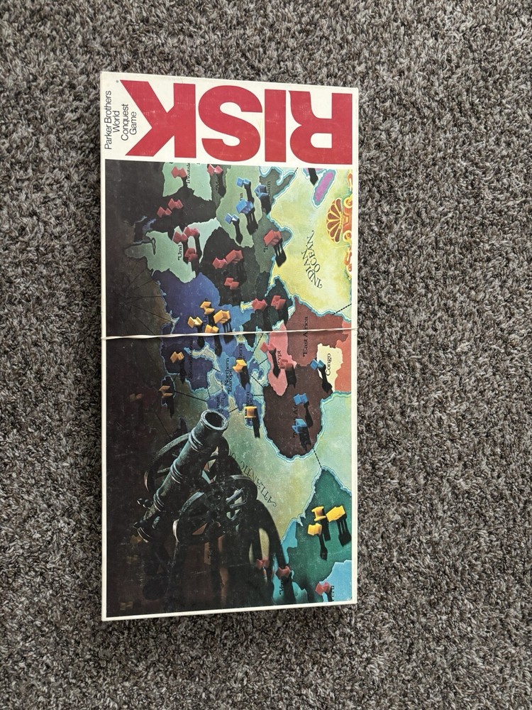 Vintage 1980 RISK Board Game No. 44 Parker Brothers World Conquest Game