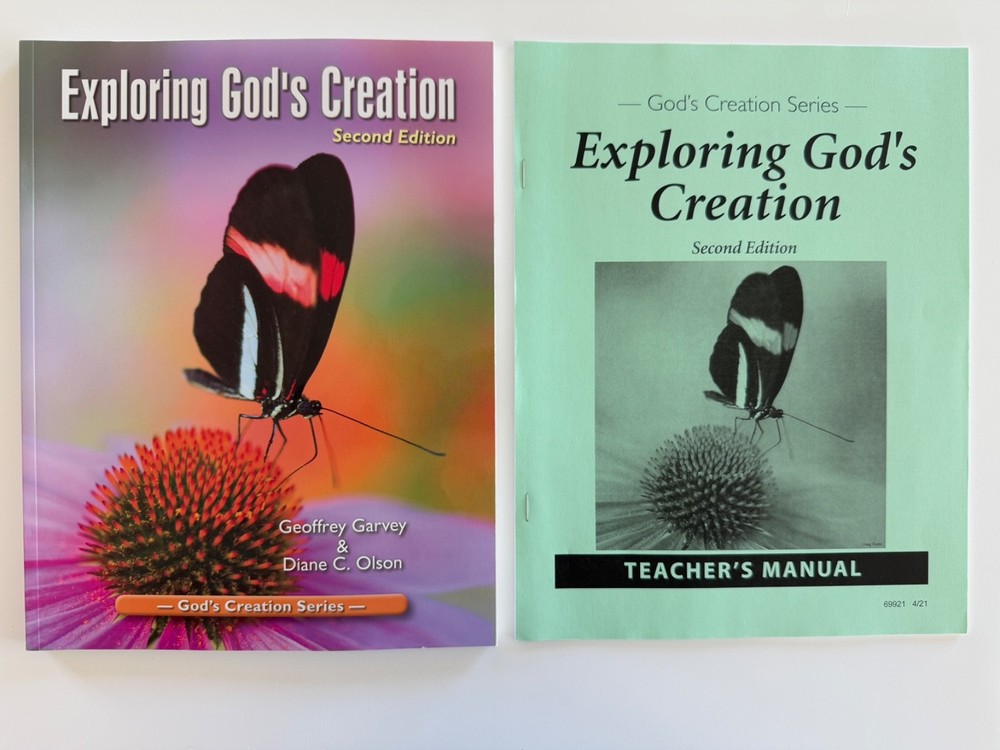 Exploring God's Creation, Homeschool Science Lesson Book & Answer Key