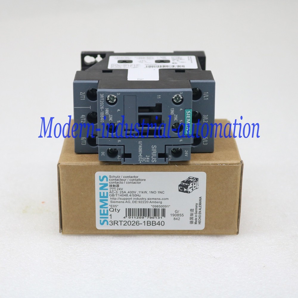1PCS New IN BOX AC Contactor 3RT2026-1BB40 3RT20261BB40 FAST SHIP #jg
