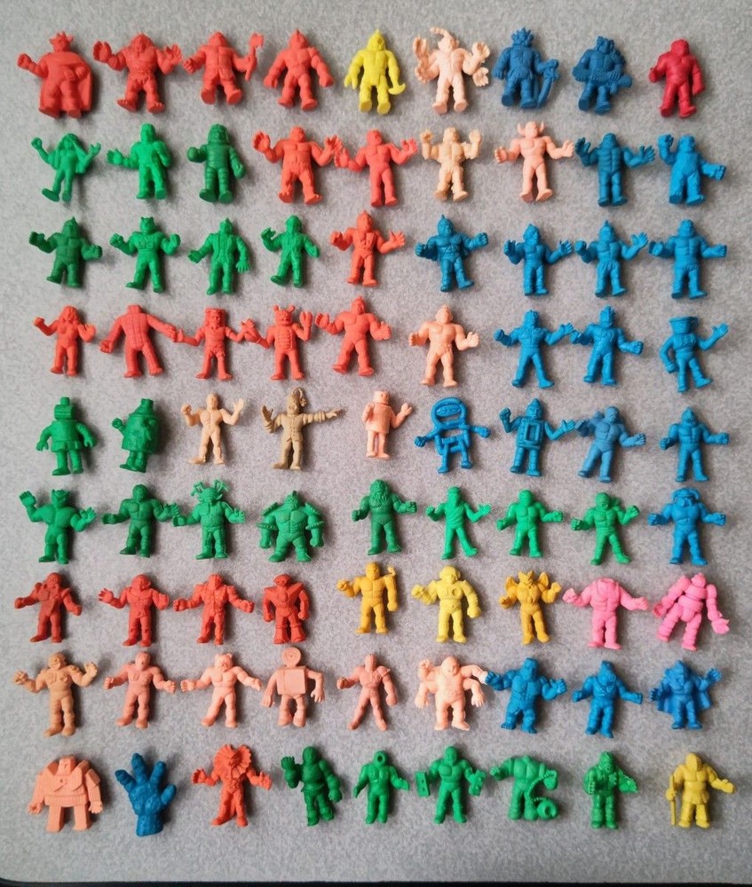 Kinnikuman Kinkeshi Lot of 130 Vitage Rare Collectible Bulk Set From Japan Anime