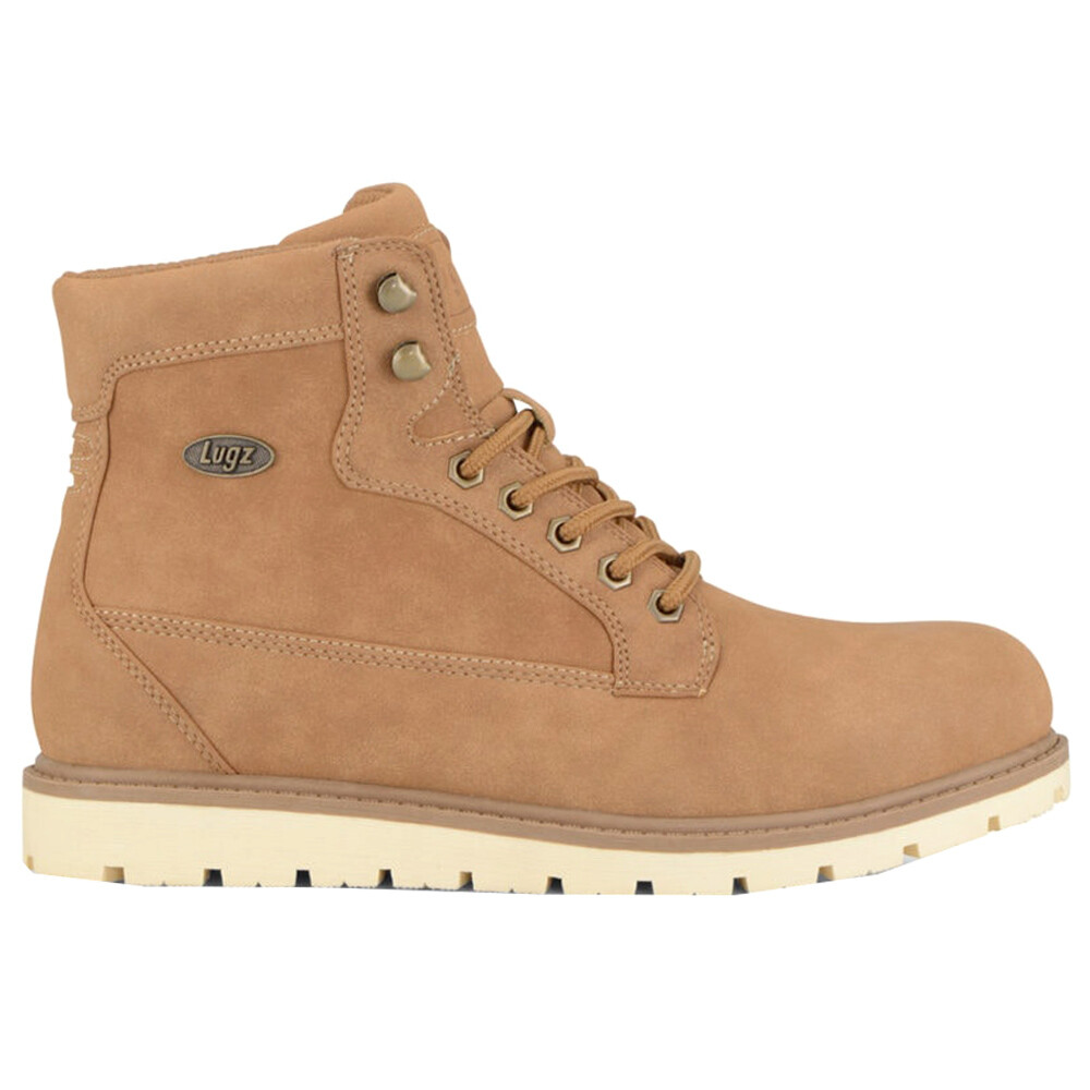 Lugz Bedrock Hi Round Toe Lace Up Mens Brown Casual Boots MBEDROHK-7431