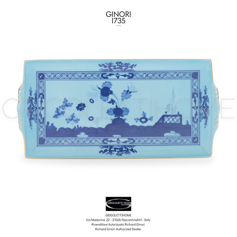 Richard Ginori - Tesori Oriente Italiano Iris - Large Rectangular Tray