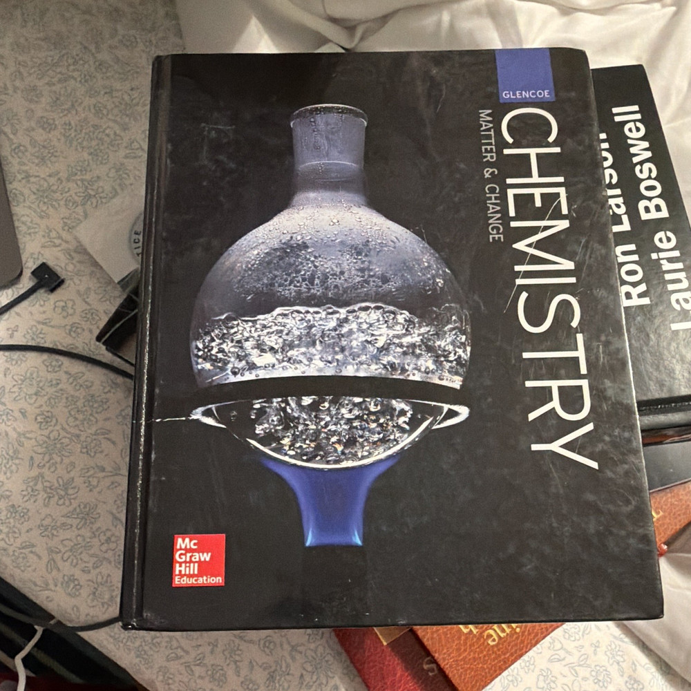 McGraw Hill Education Glencoe Chemistry: Matter & Change Hardcover Textbook