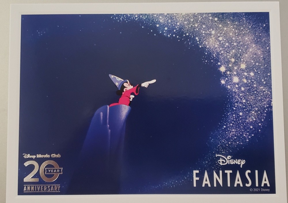 Fantasia Lithograph Disney Movie Club Exclusive NEW