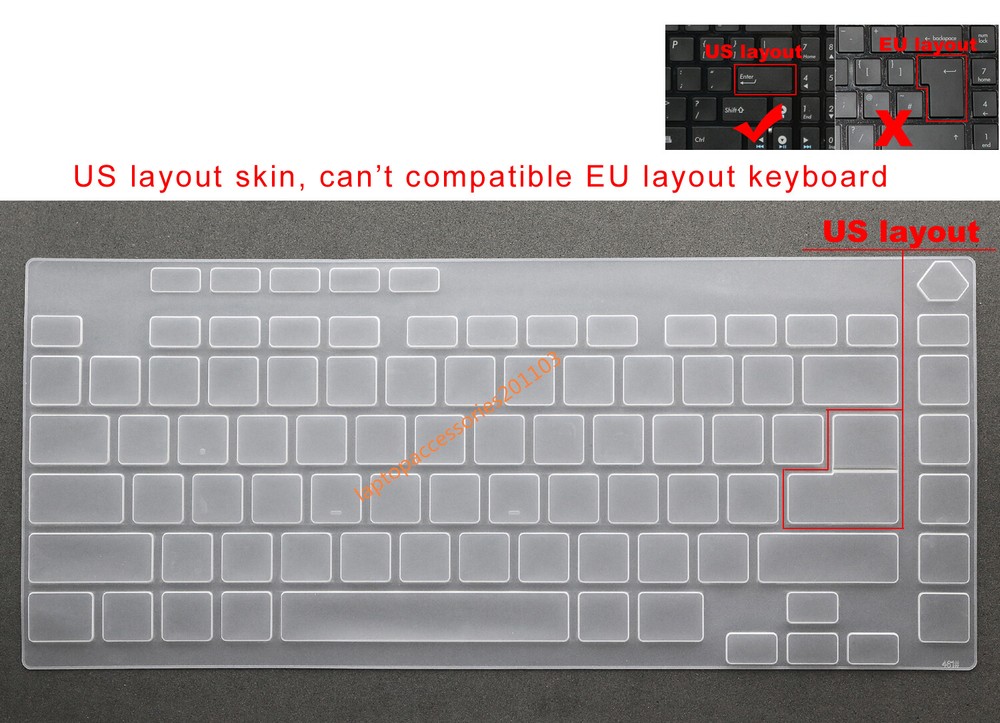 Keyboard Skin Cover for Asus ROG Strix 15.6 inch G513 G513Q G513QY G513RW G513IC