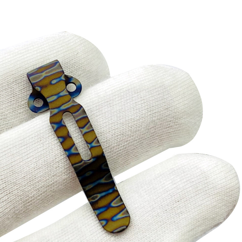 Titanium Pocket Clip For Benchmade 535 Bugout Folding Knife DIY Making Accessory