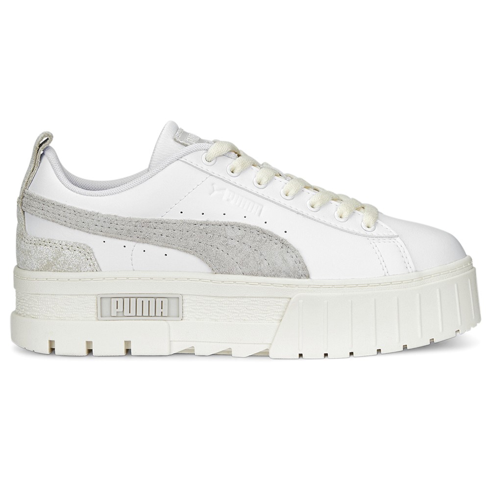 PUMA Mayze Thrifted Platform  Womens White Sneakers Casual Shoes 38986101