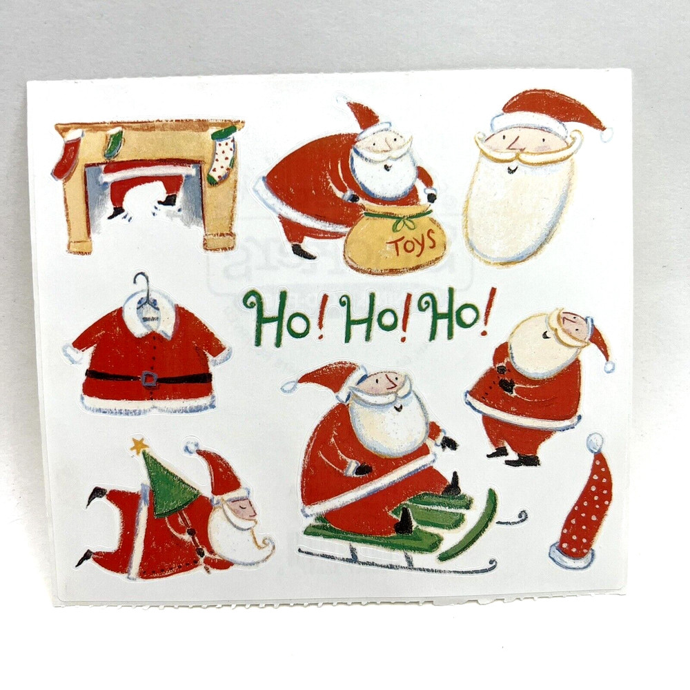 Frances Meyer Jolly Santa Christmas Stickers Scrapbooking Journals Planners