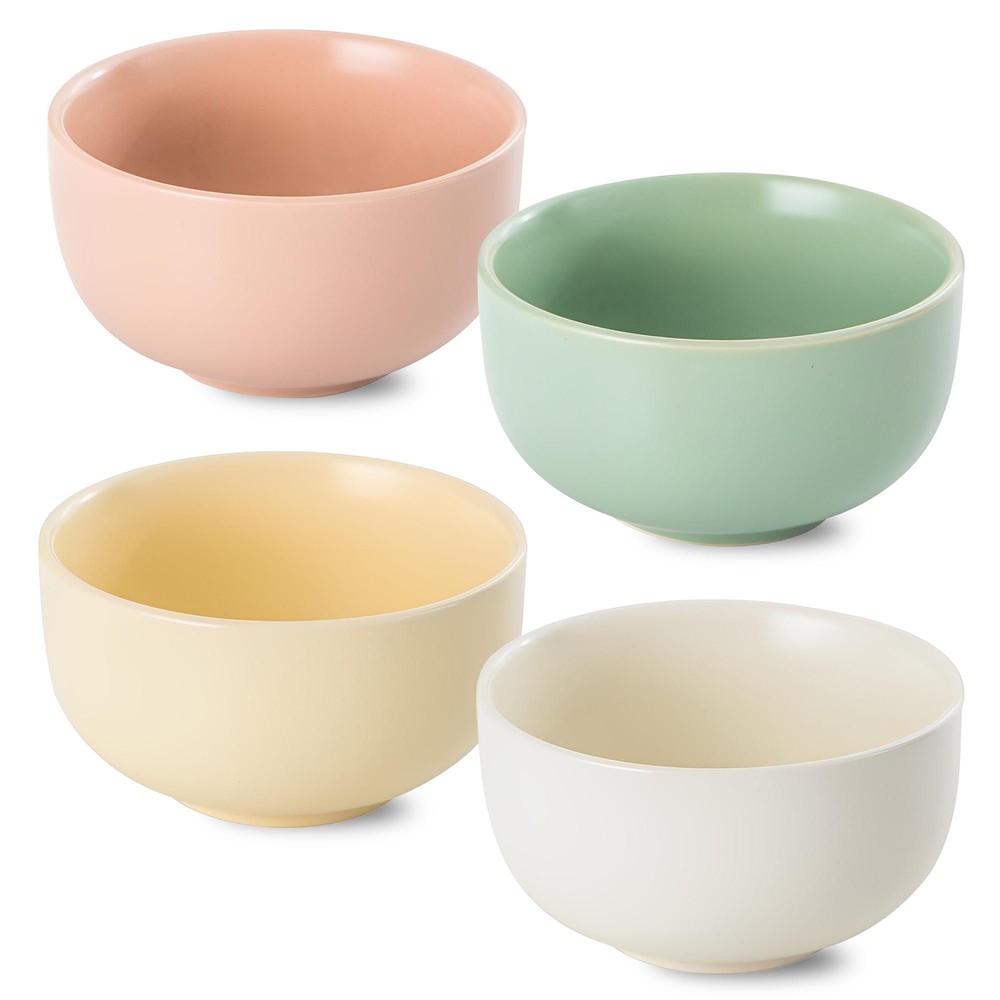 Ceramic Cereal Bowls Microwave Safe Soup Bowls for Rice, Fruit, Breakfast