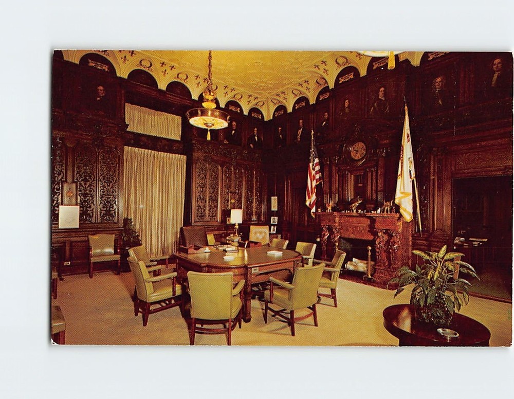 Postcard Governor's Office State Capitol Building Harrisburg Pennsylvania USA