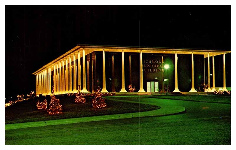 Postcard BUILDING SCENE Richmond Indiana IN a/01 AS4736