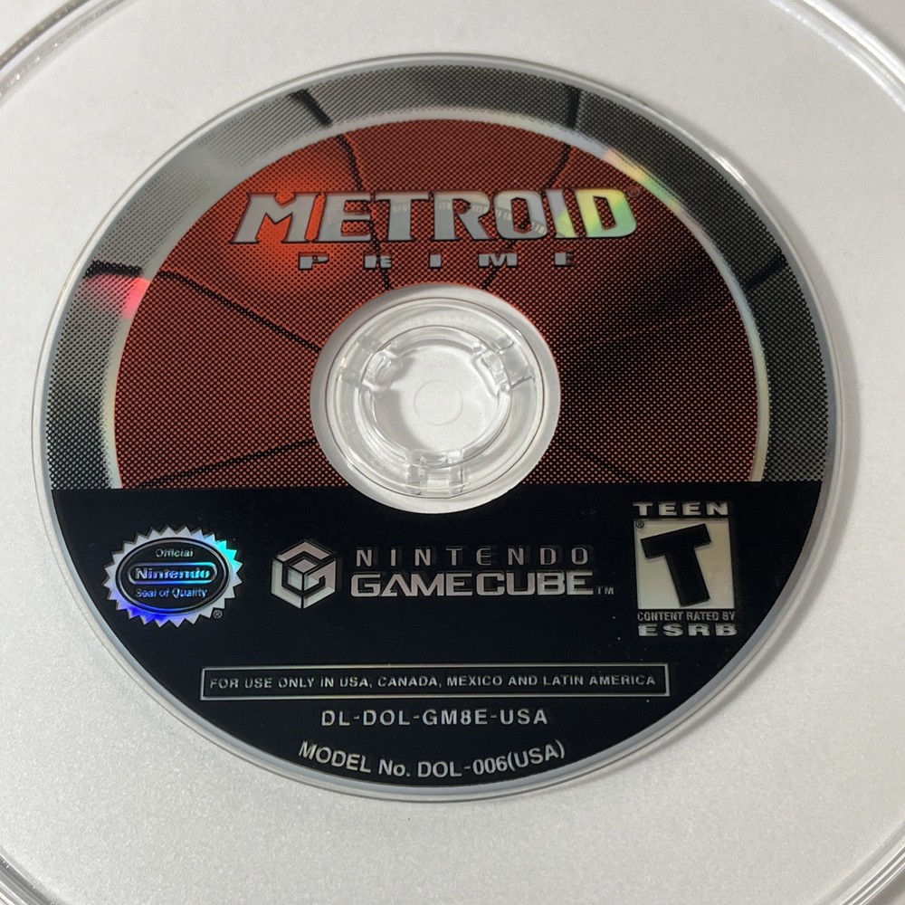 Metroid Prime (Nintendo GameCube, 2002) Disc Only - TESTED & WORKING