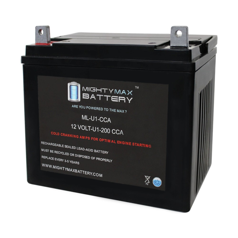 Mighty Max ML-U1 200CCA Battery for John Deere LT160 Freedom Lawn - Garden Mower