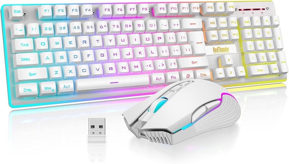 Rechargeable LED Backlit K10 Wireless Gaming Keyboard & Mouse Combo
