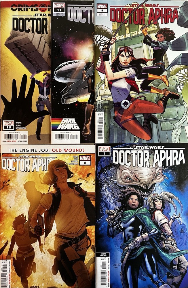 Star Wars Doctor Aphra #7 8 11 8 1:25 Variants 2021 Marvel Comics