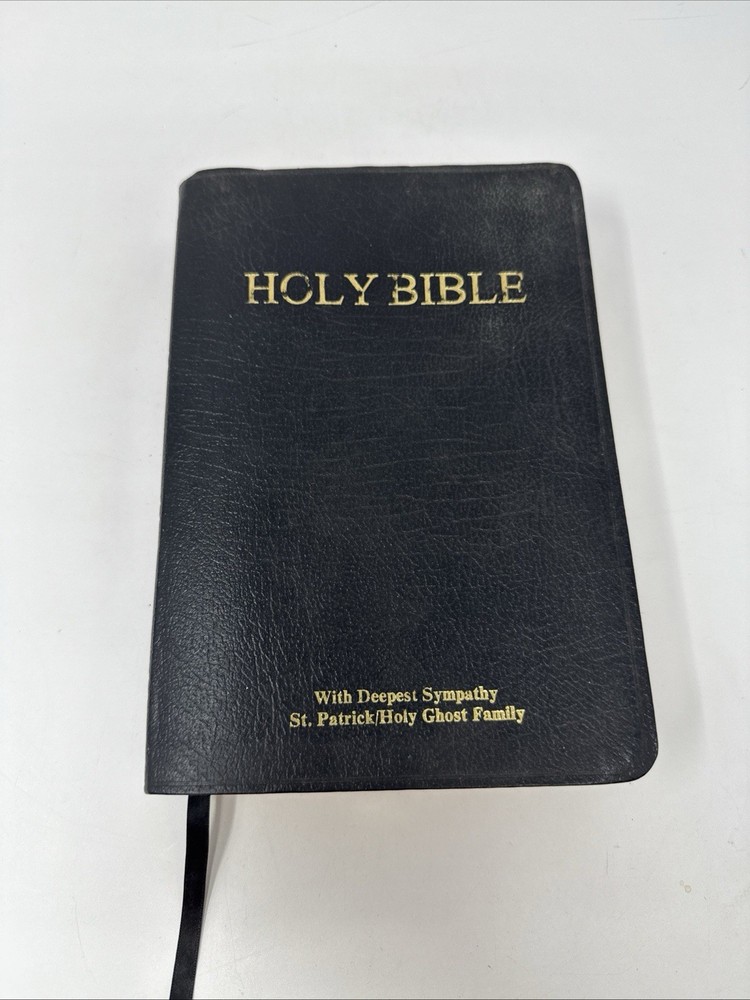 Holy Bible Leather Catholic Companion Edition NAB Fireside 1991