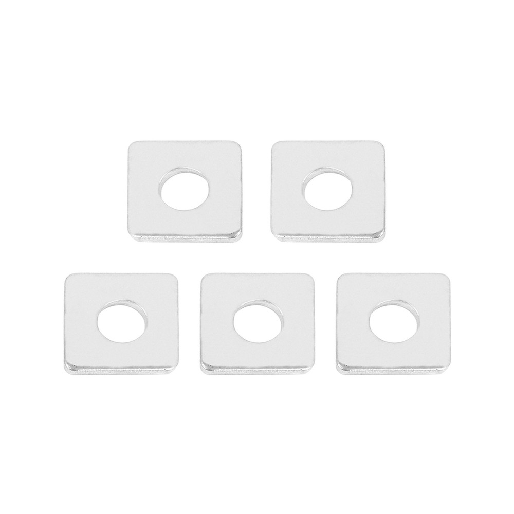 5Pack 20x20x2mm Stainless Steel Square Flat Washer for M8 Bolt Nut Square Gasket