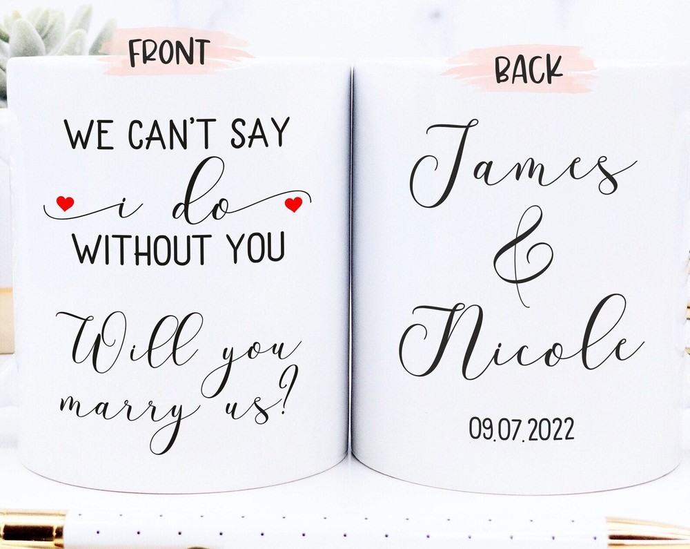Will You Marry Us? Wedding Officiant Proposal Wedding Officiant Mug Wedding