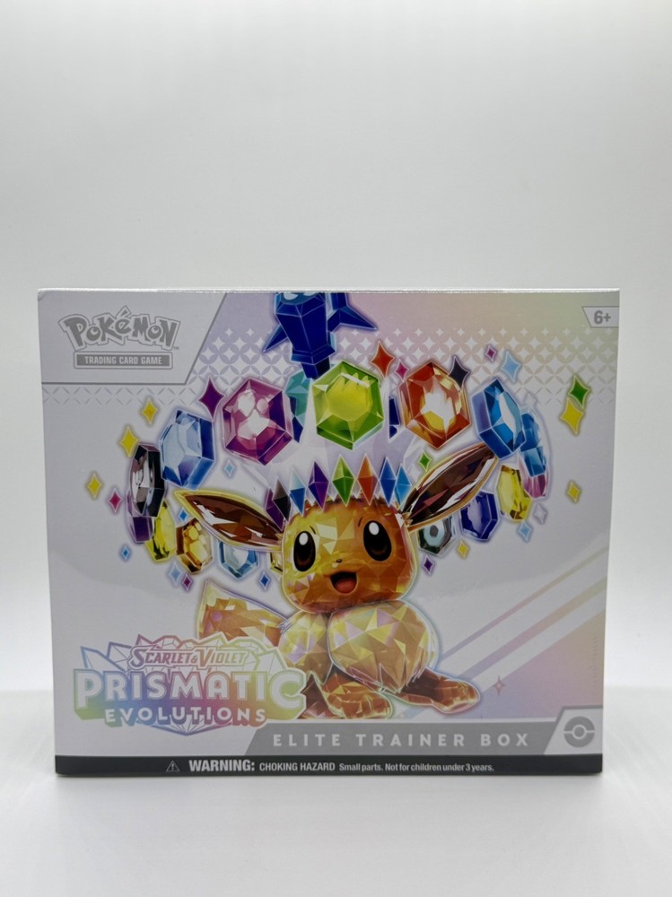 Pokemon TCG Prismatic Evolutions Elite Trainer Box Factory Sealed