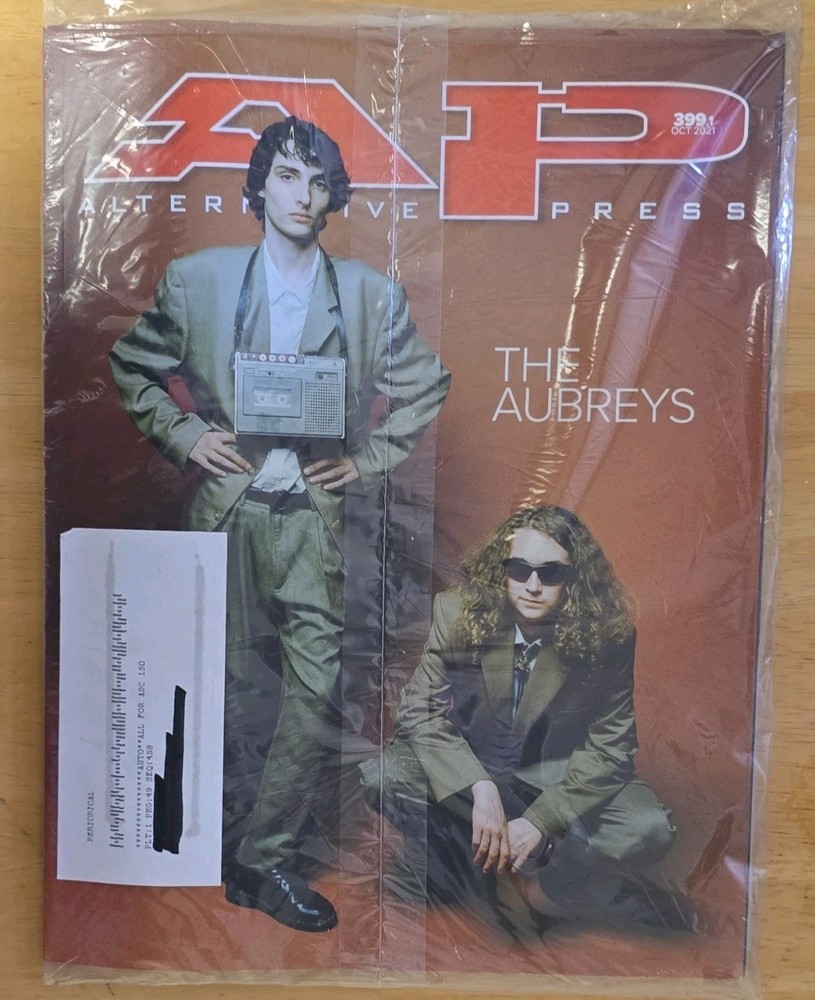 Alternative Press Issue 399 October 2021 Sealed The Aubreys Music Magazine