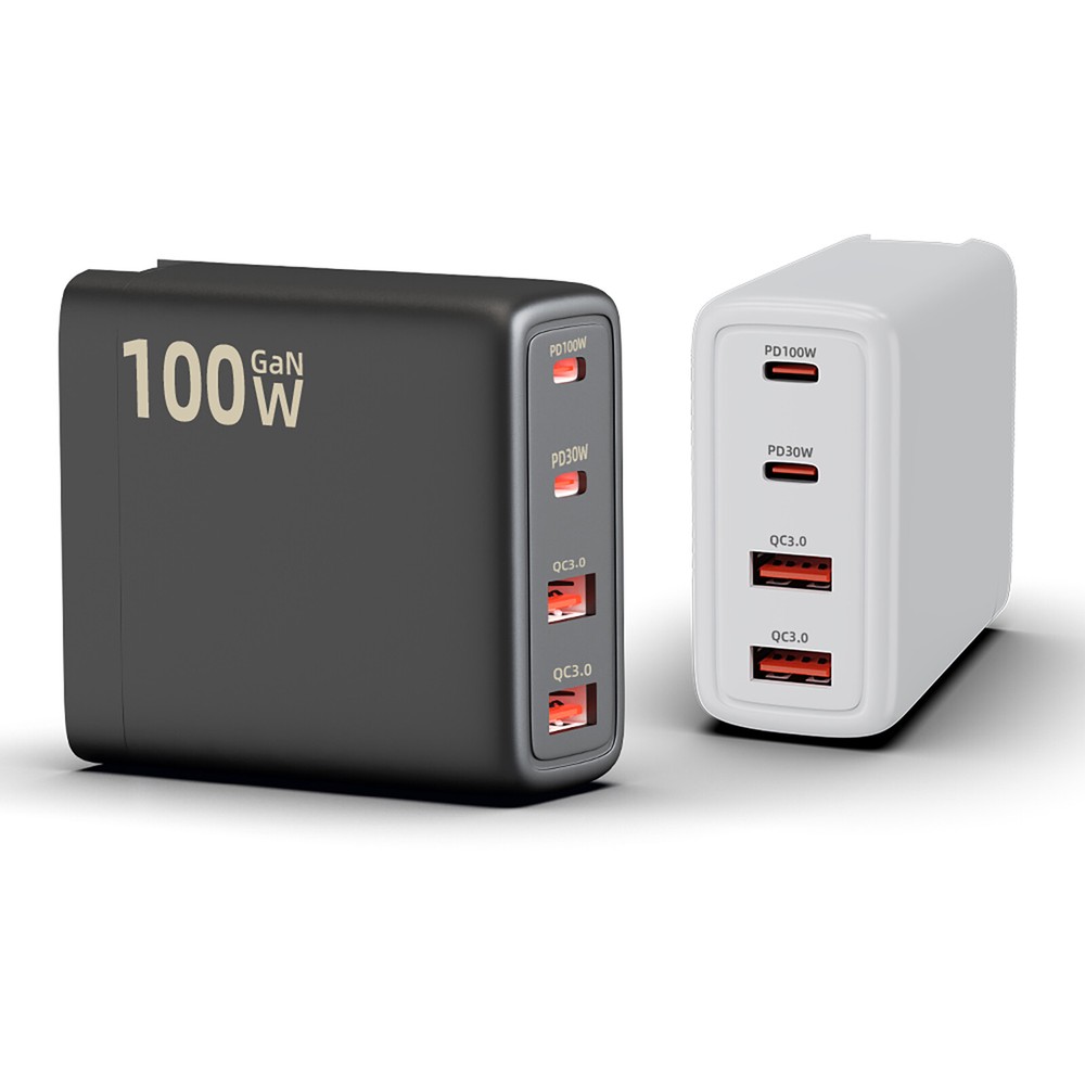 100W 4-Port PD Fast Charger Adapter for DJI Drone Camera Phone