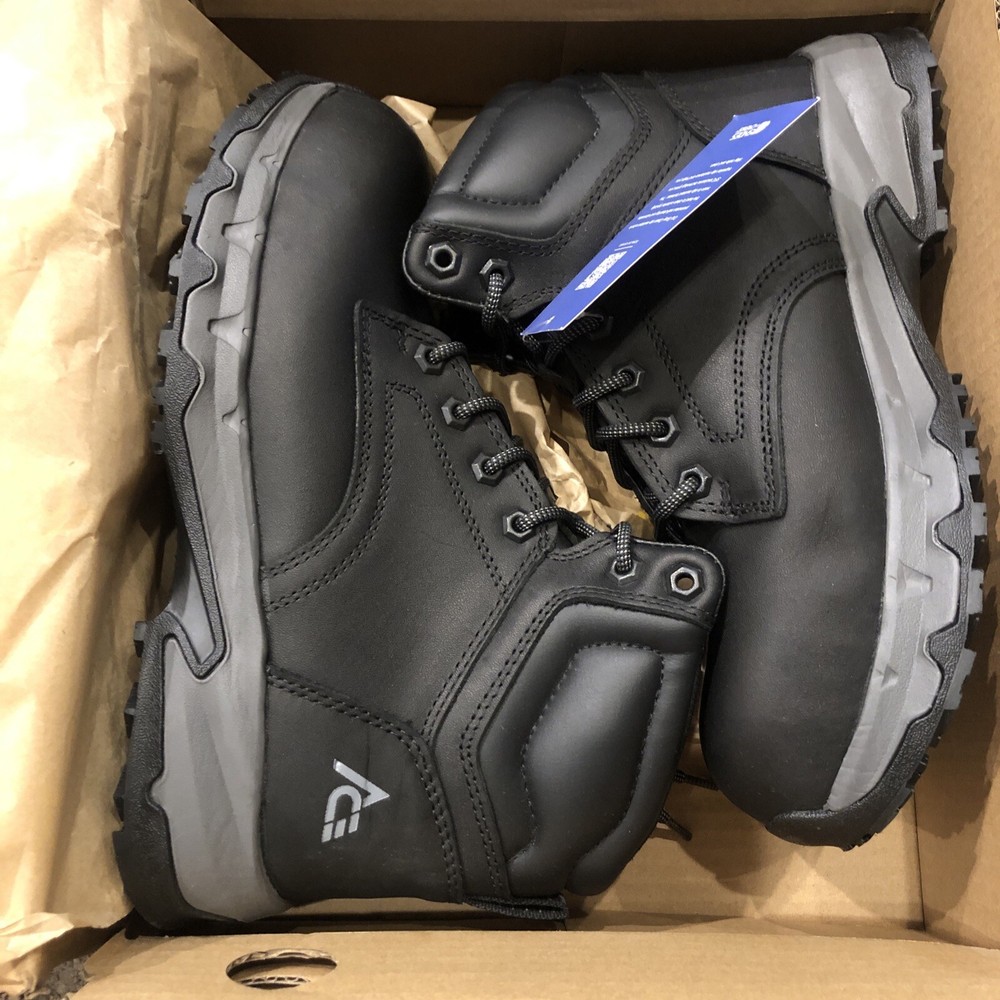 Ace Fort Rock 6 Inch Steel Toe Work Boots Men’s Size 7.5 EH Zone Traction-image