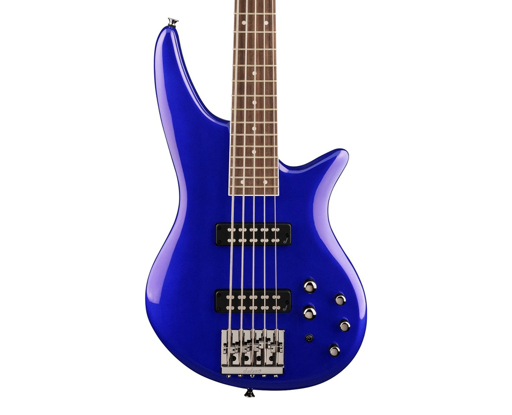 Jackson JS3V Spectra Bass in Indigo Blue with Laurel Fingerboard