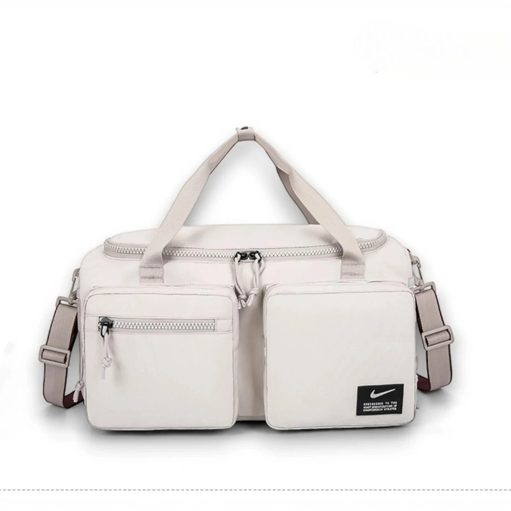 Nike Utility Power Training Duffel Duffle Bag 31L Beige CK2795-010