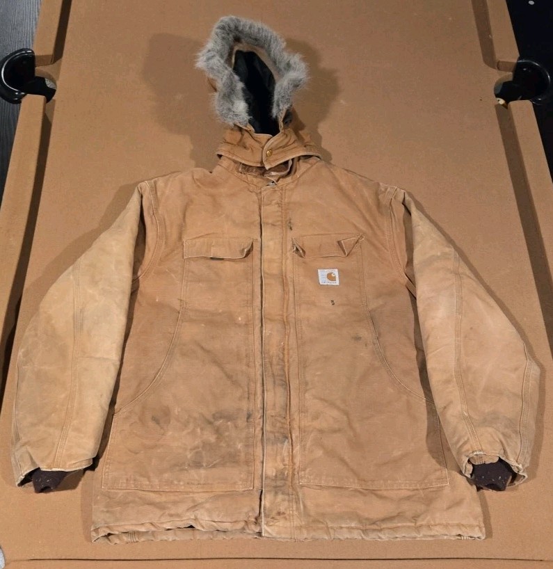 Vintage Carhartt 100 Year Anniversary Jacket 1889–1989 Quilted Lined Men’s 27x31
