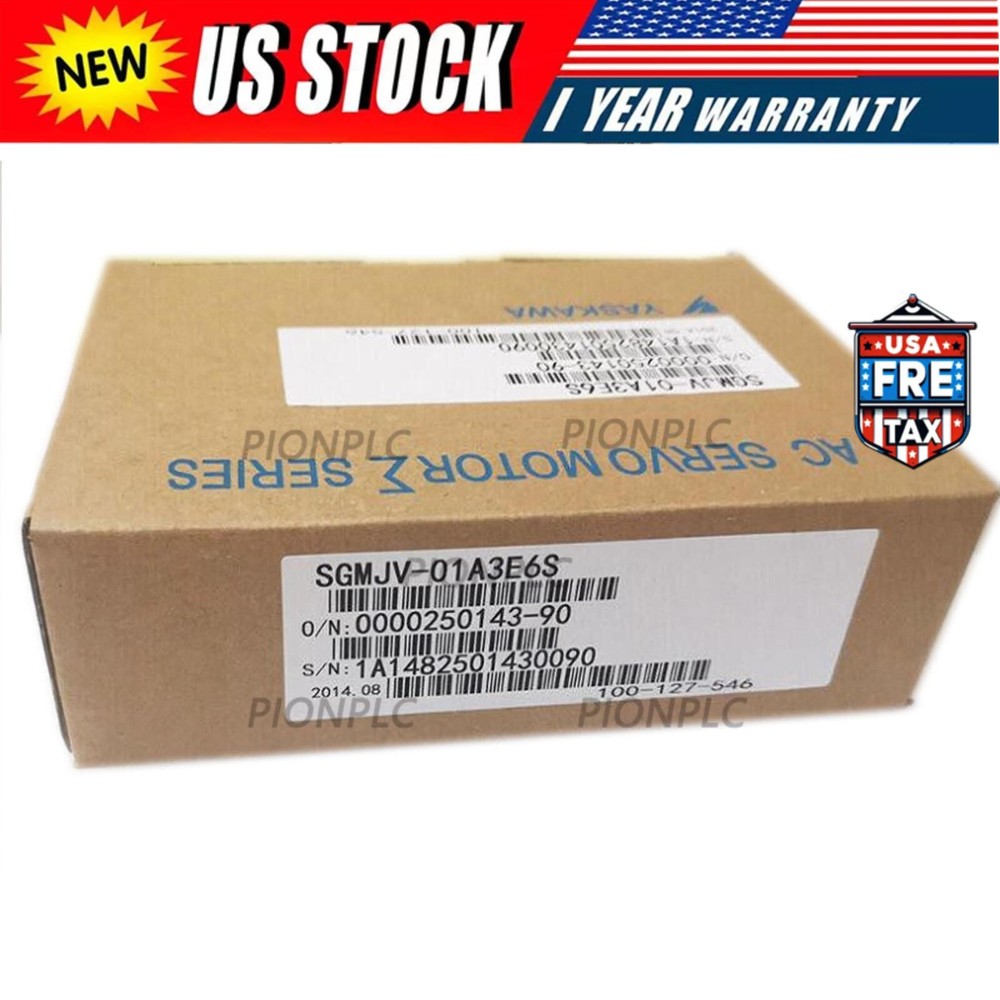 NEW Yaskawa SGMJV-01A3E6S Servo Motor SGMJV01A3E6S 1PC US FREE TAX