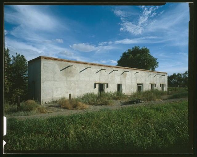 19. EAST NORTH FACADES, VIEW LOOKING SOUTHWEST - Casa Ronquillo, Southeast San