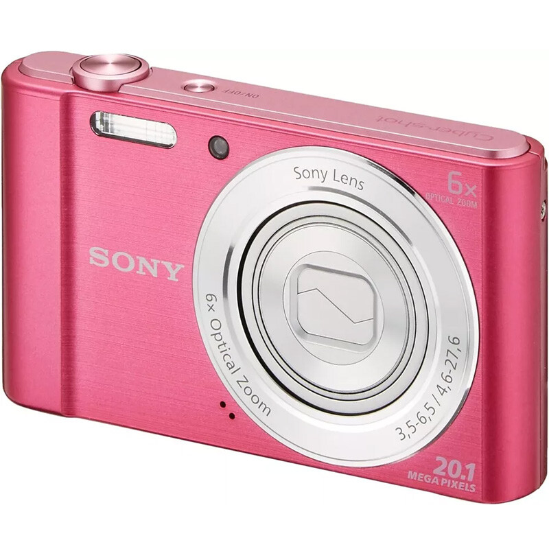 Sony Cybershot DSC-W810 Pink 20.1MP 6X Zoom Compact Digital Camera