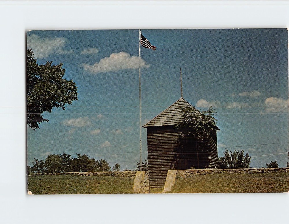 Postcard Old Fort Scott Original Block House Built 1842 Kansas USA North America