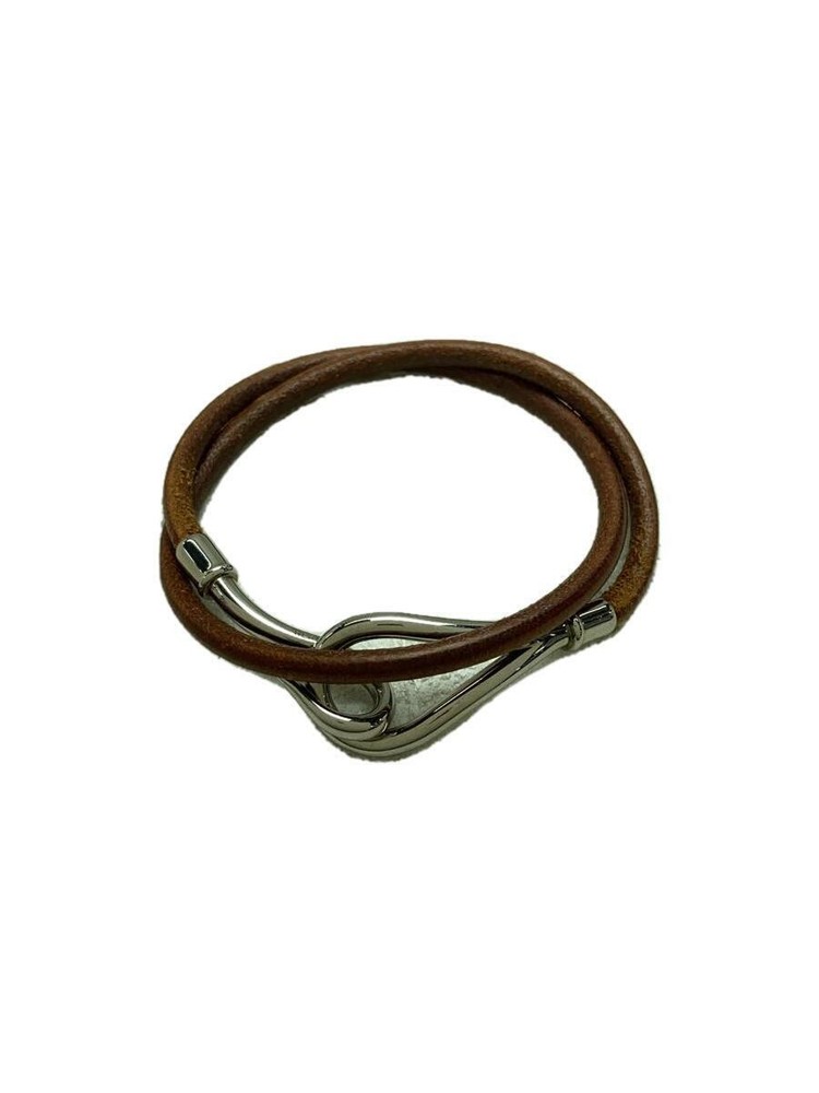 Hermes Brown Leather Bangle for Women 3207