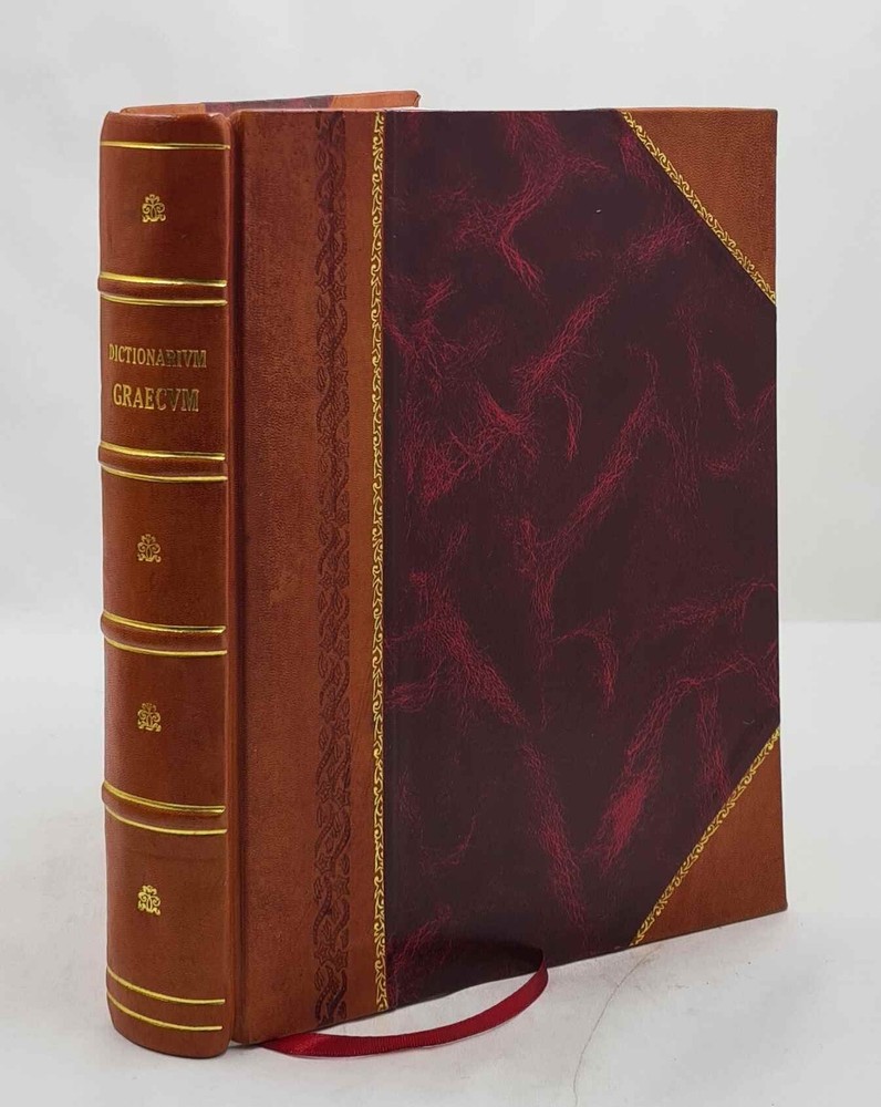 Leather Bound Greek-Latin Dictionary by J. Crastonus - Cyrilli Collectio Dictio