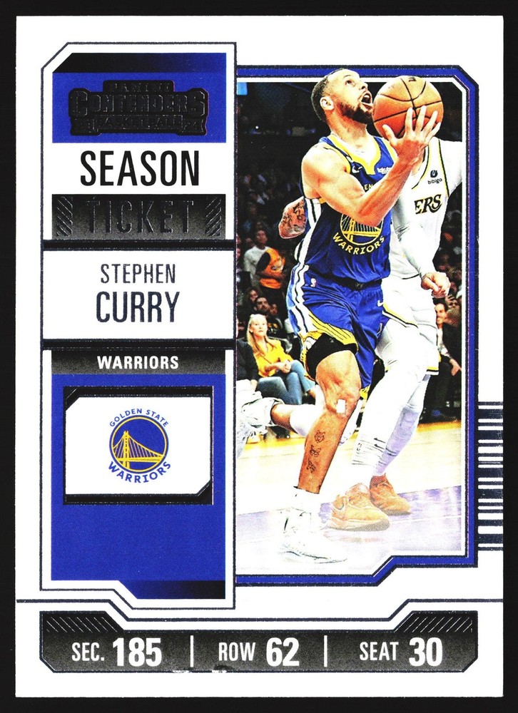 Stephen Curry 2023-24 Panini Contenders #55 Season Ticket Golden State Warriors